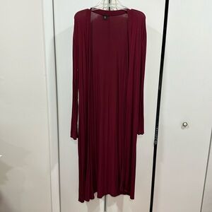 Long sleeve maxi cardigan